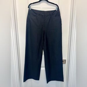 Lululemon City Sleek 5 Pkt High-Rise Wide Leg *Light Utilitech BLK 31